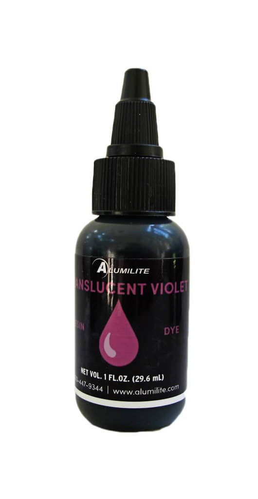 Violet liquid resin dye