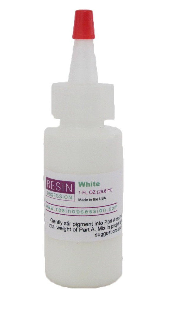 White resin pigment Resin Obsession
